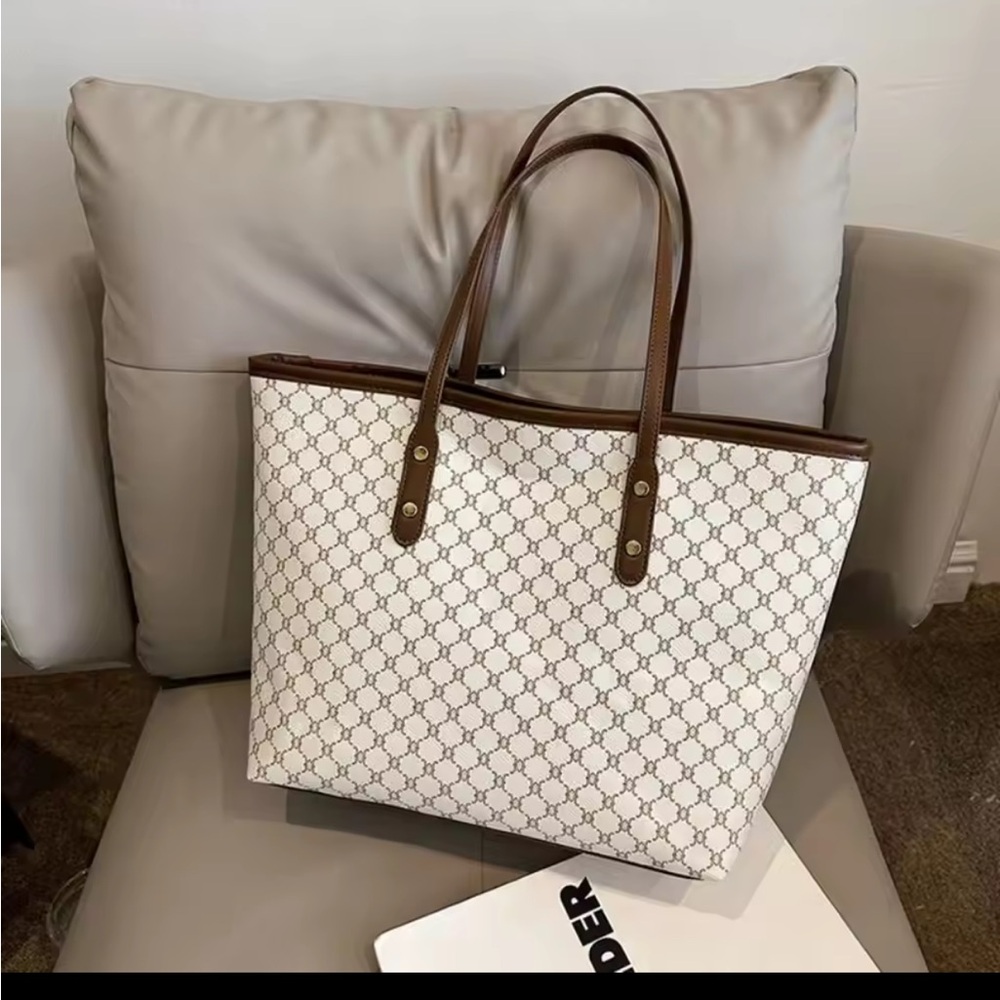 Elegant White and Brown
